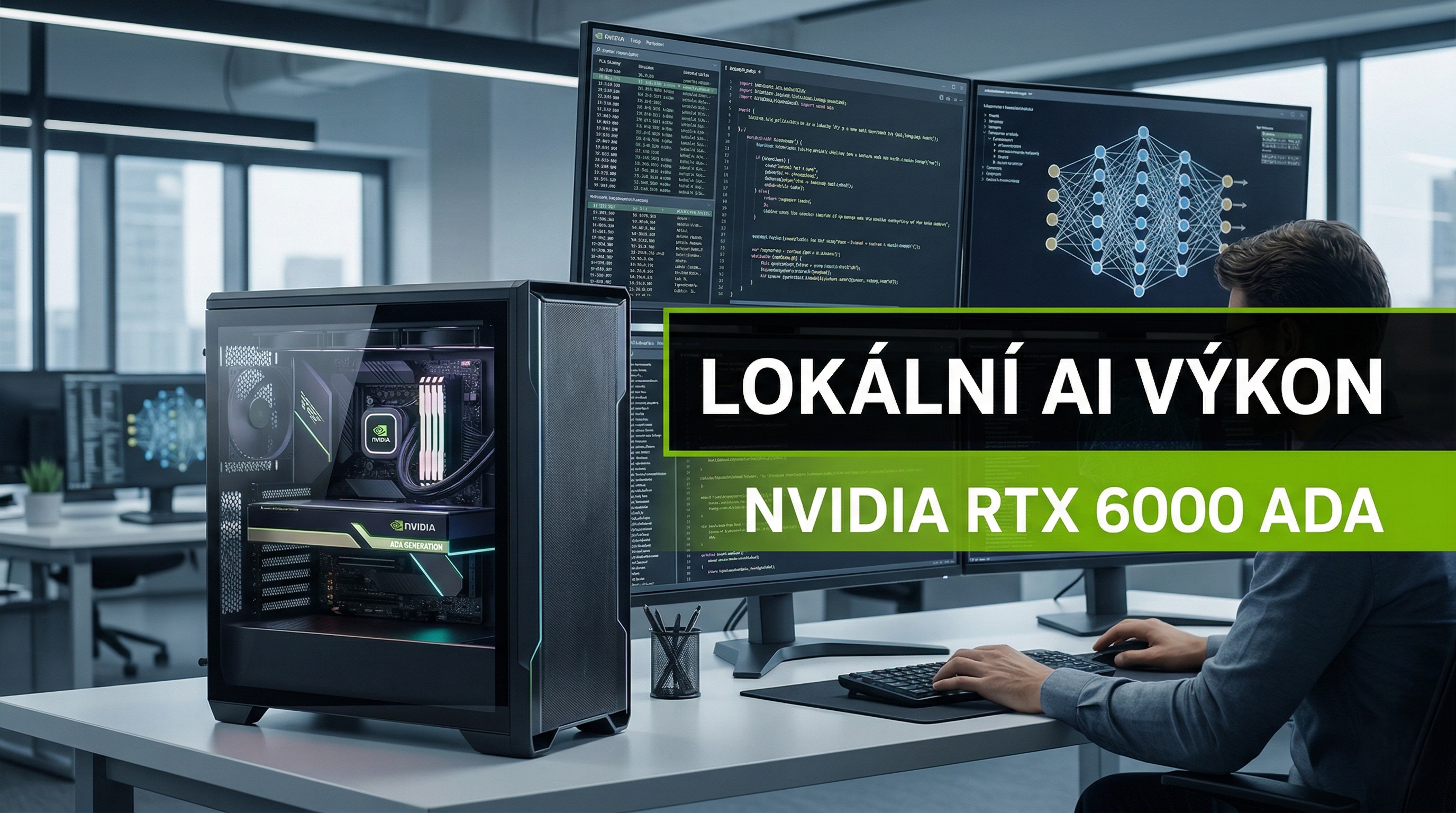 [Obrázek profesionálního GPU serveru]